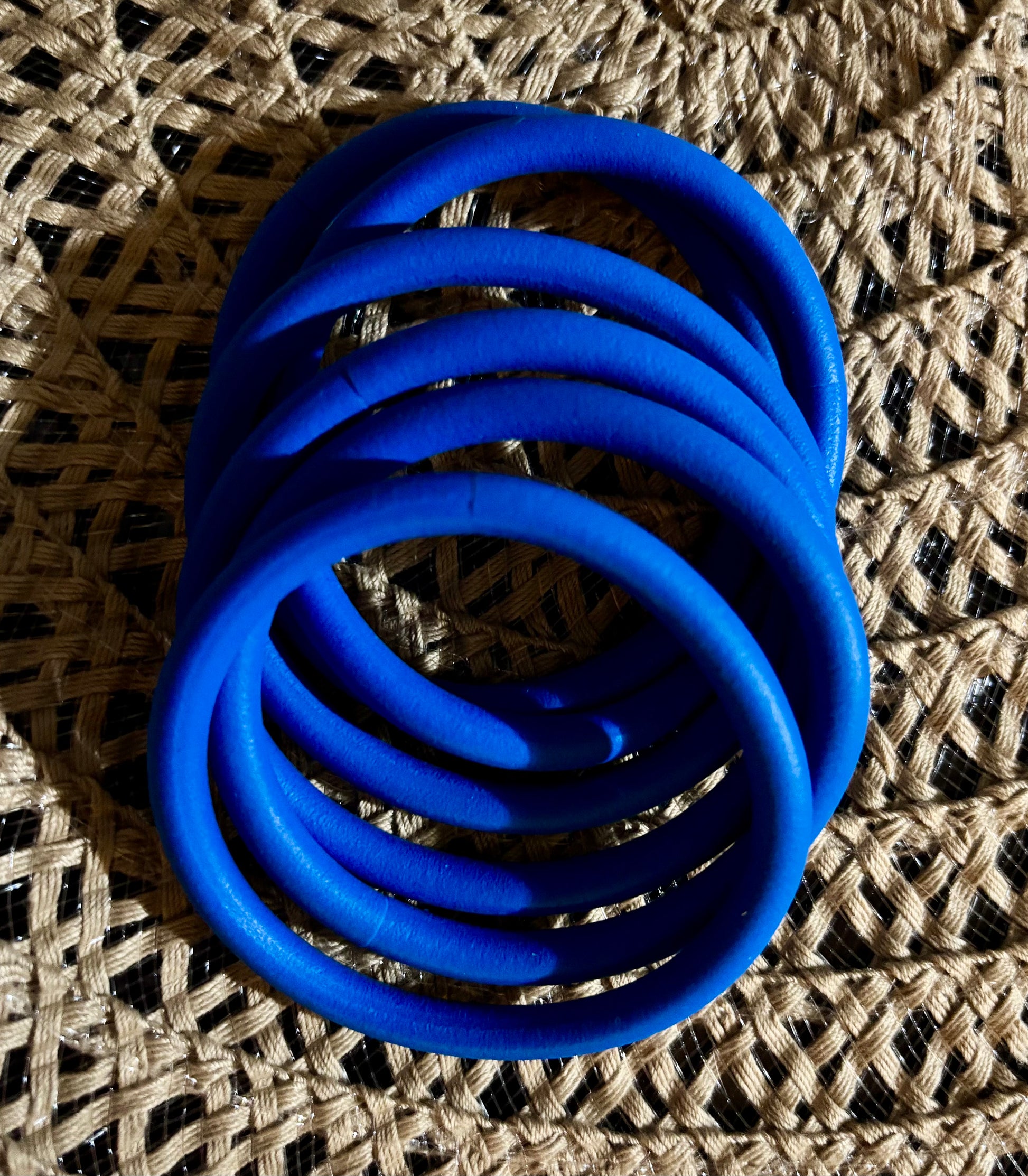 1set/6 pcs Statement Rubber Bracelets