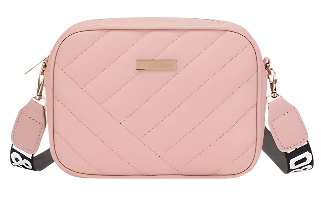 Floral Webbing Crossbody Bag