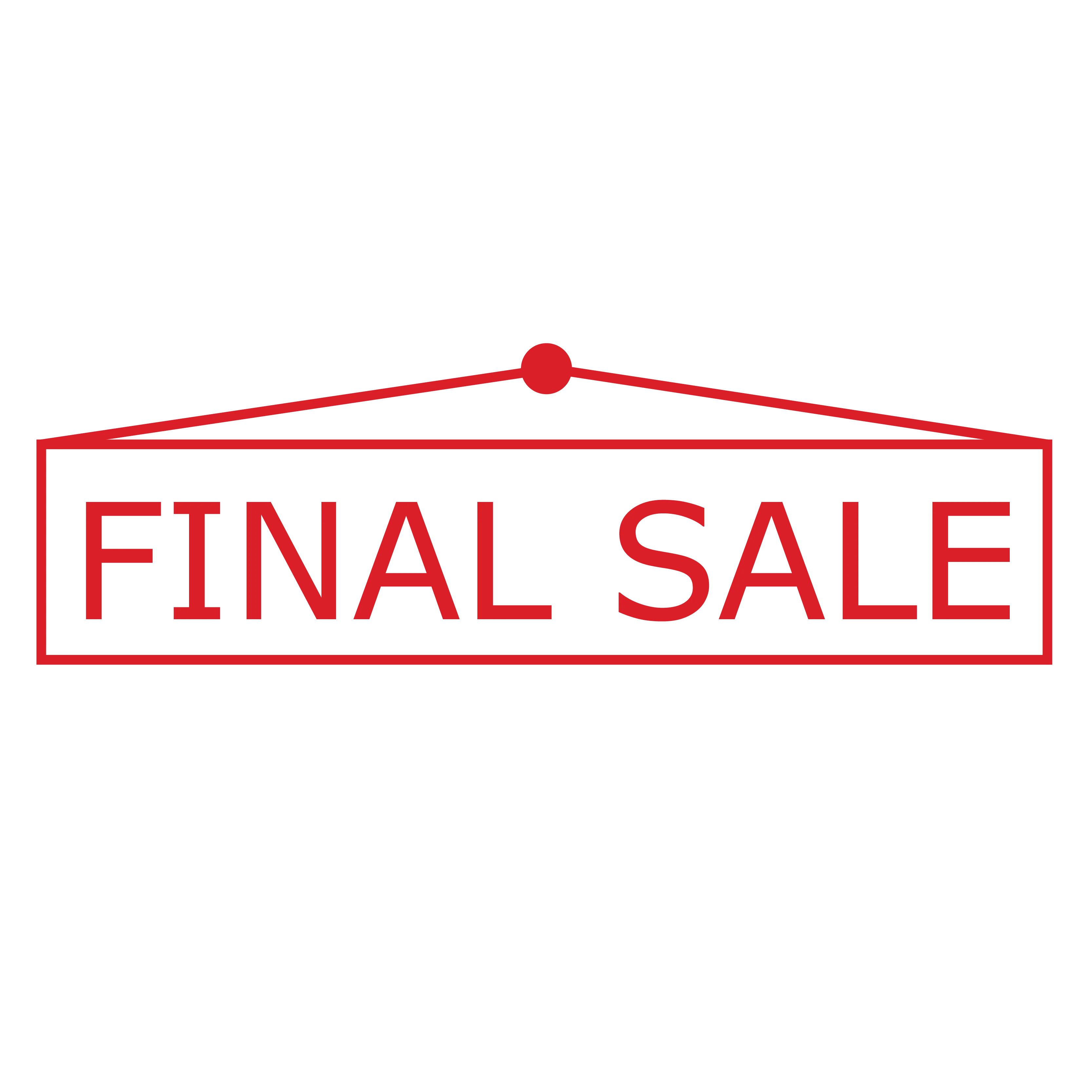 Final sale!