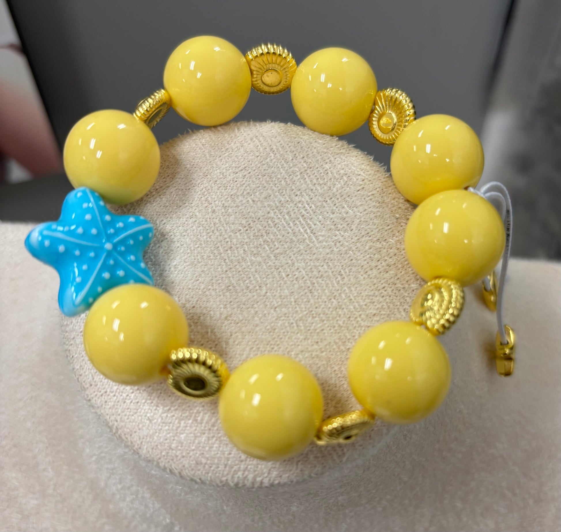 Blue Starfish Necklace and bracelet