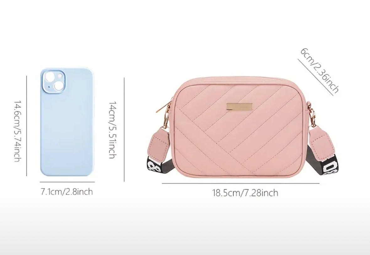 Floral Webbing Crossbody Bag