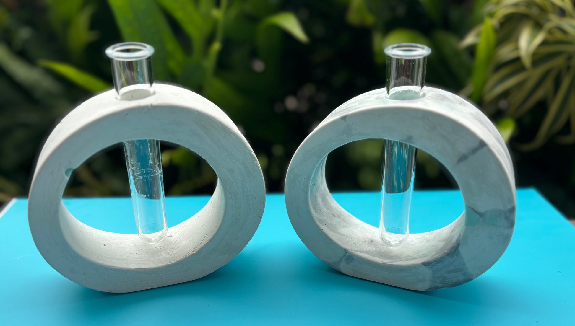 Cement/Concrete Test Tube Vase