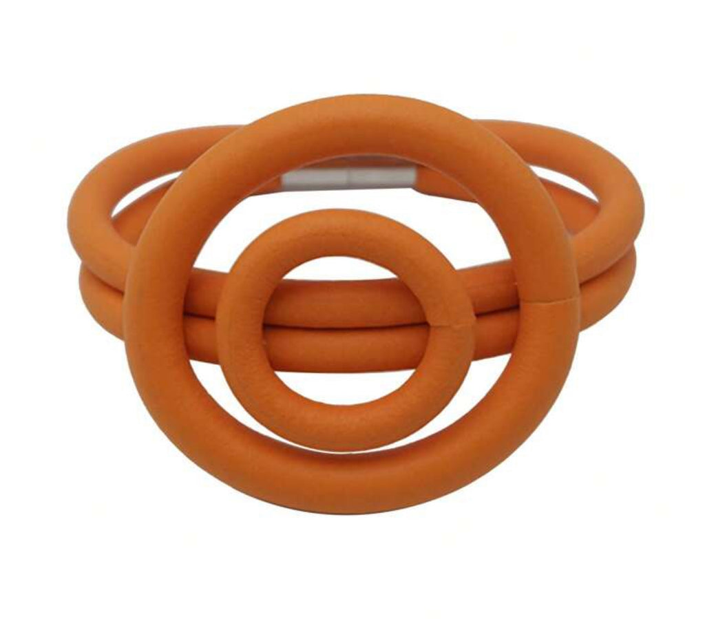 Hollow Circular Rubber Bracelet