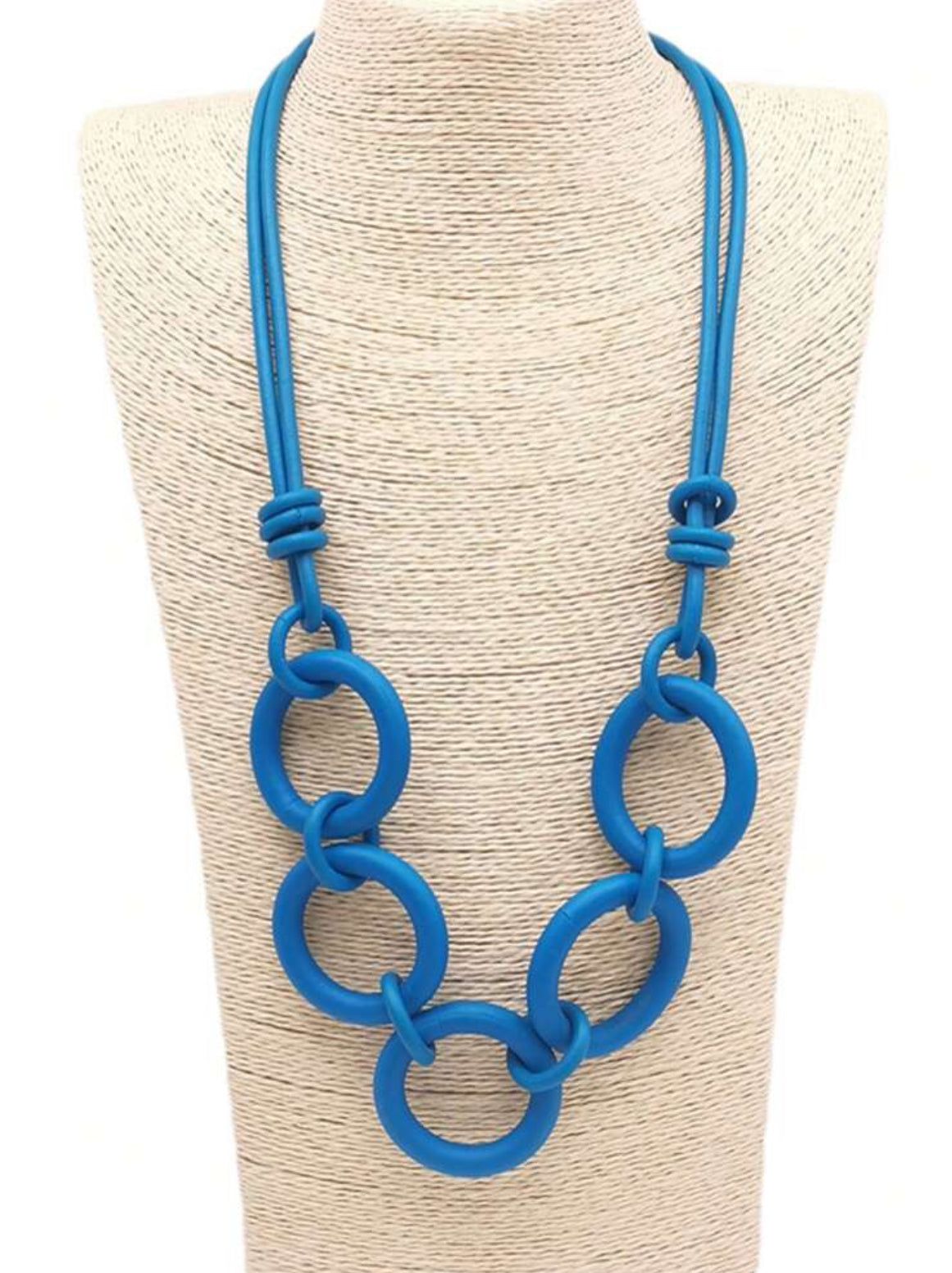 Bohemian Jewel Rubber Necklace