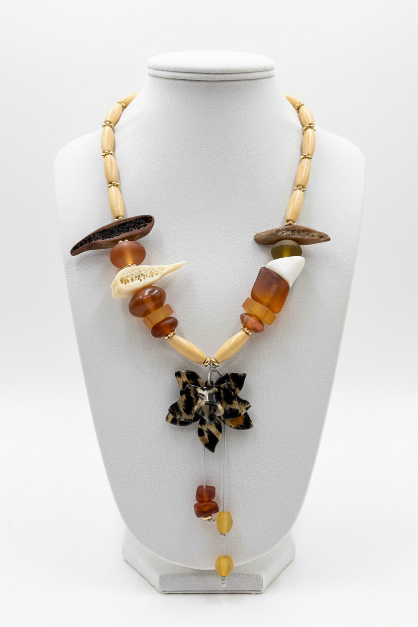 Caribbean Talisman Pendant Necklace