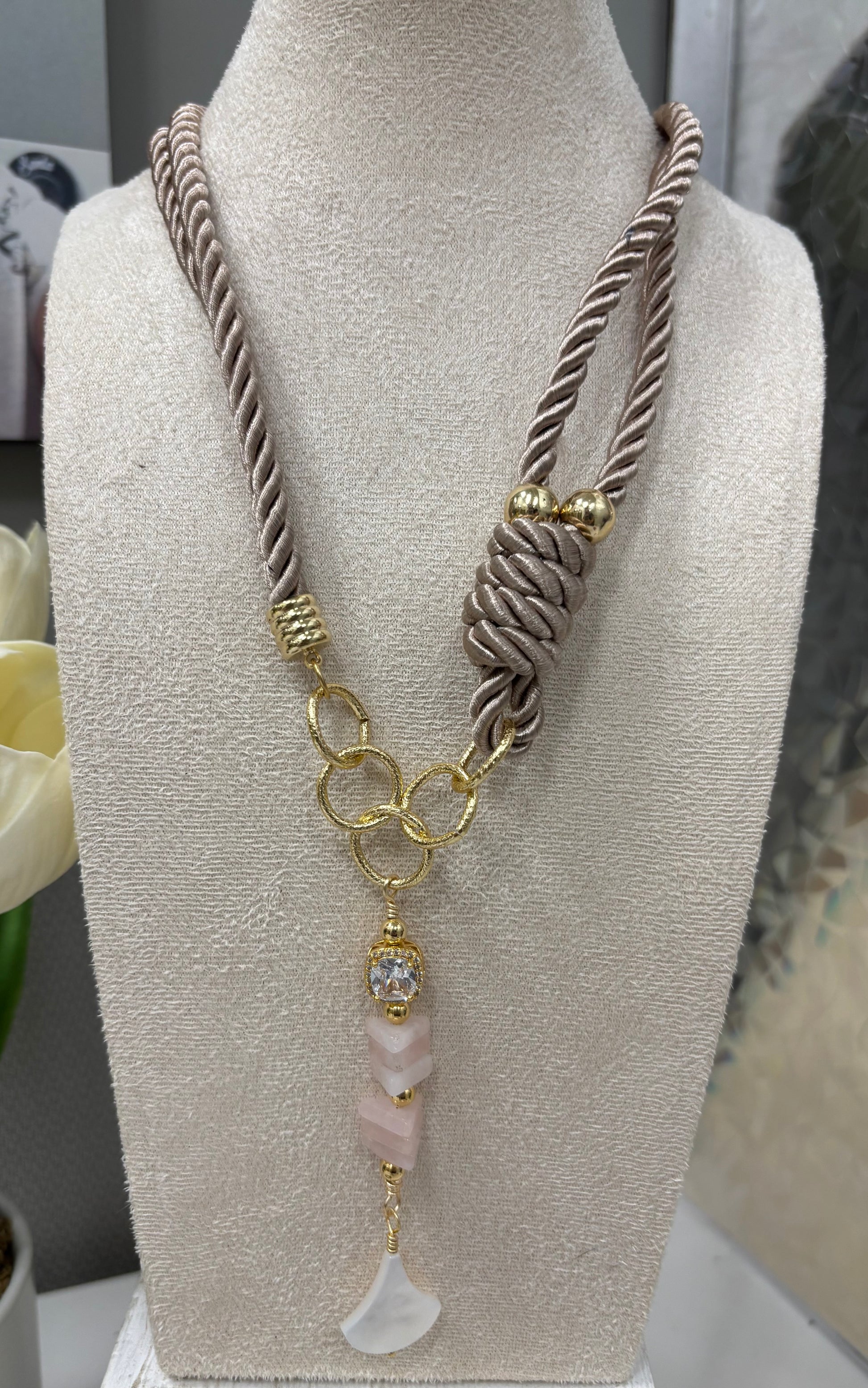 Fish in a rope Necklace