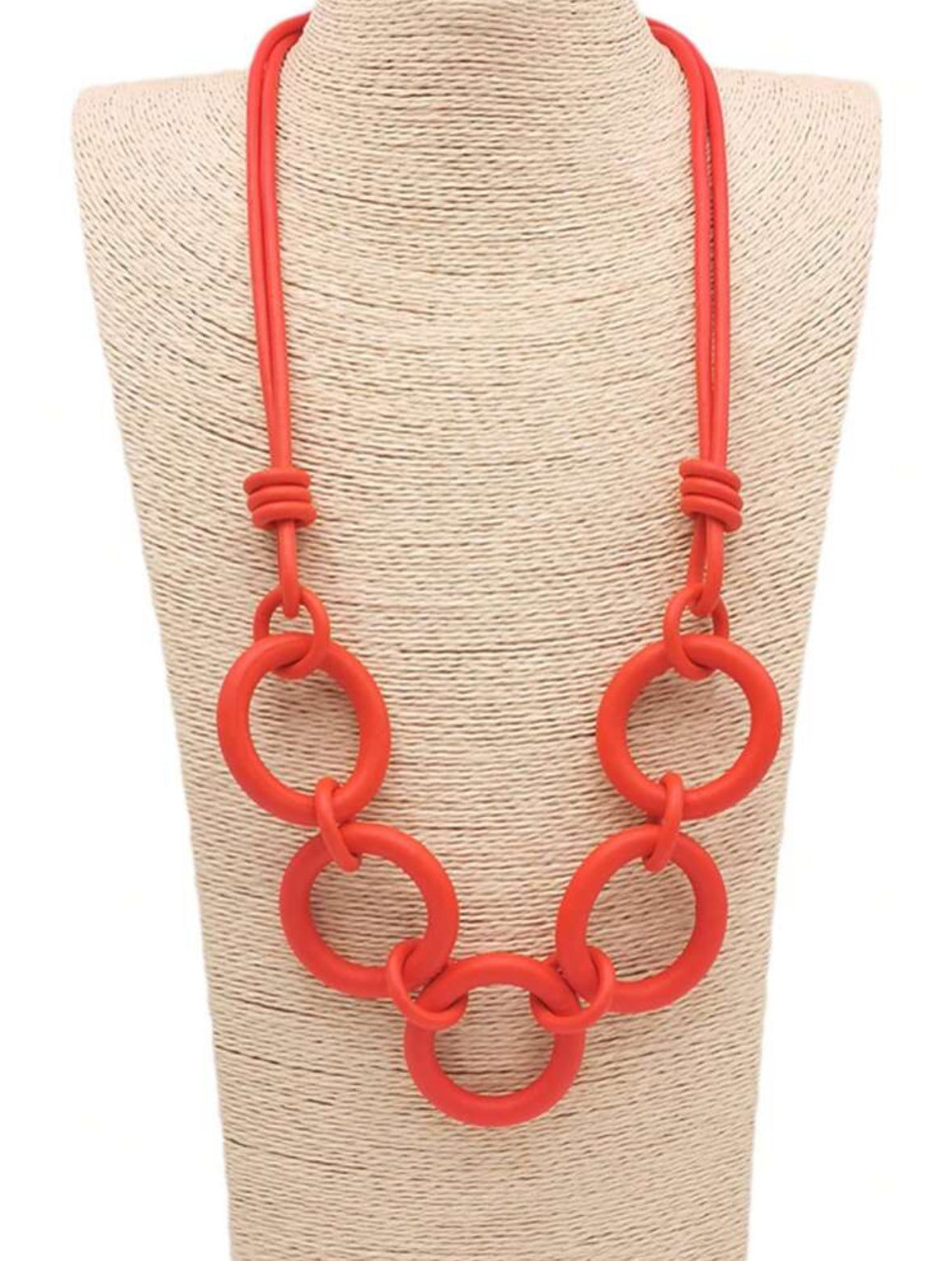 Bohemian Jewel Rubber Necklace