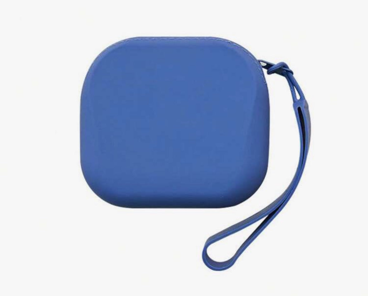 Mini Solid Color Silicone Zipper Storage Bag