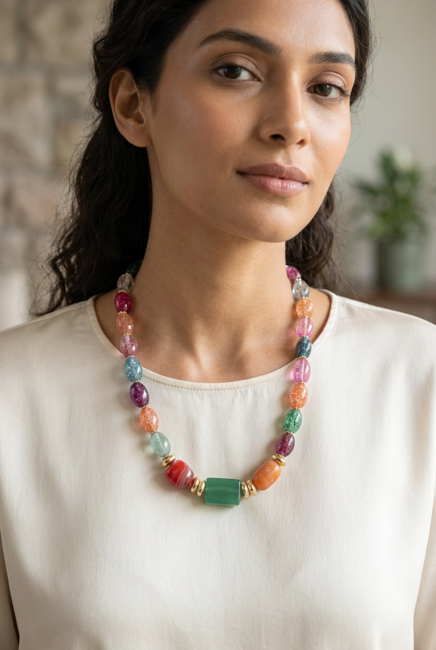 Gemstone Garden Necklace
