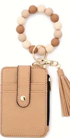 Wallet with Wristlet Keychain