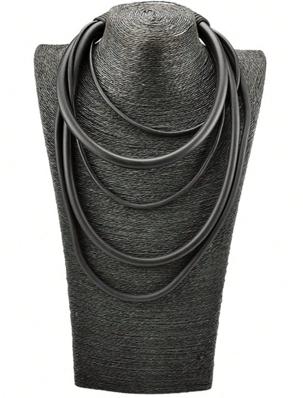 Multi-Layer Rubber strands Simple Necklace