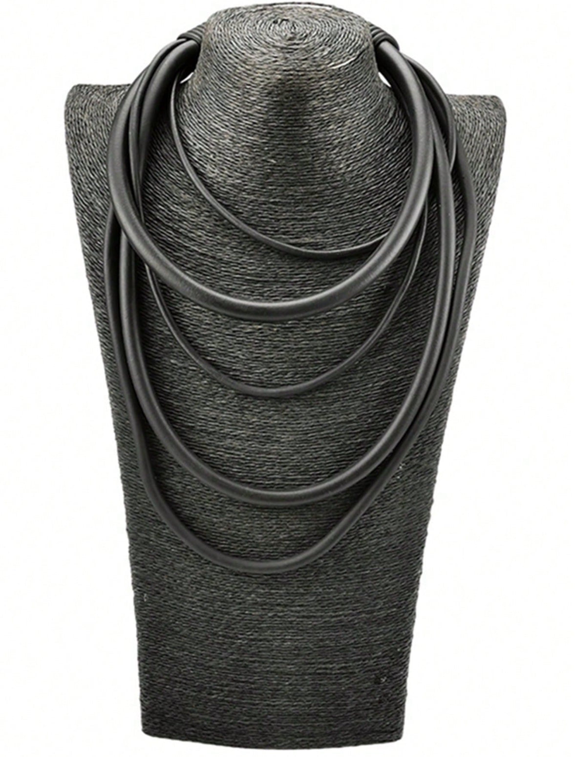 Multi-Layer Rubber strands Simple Necklace