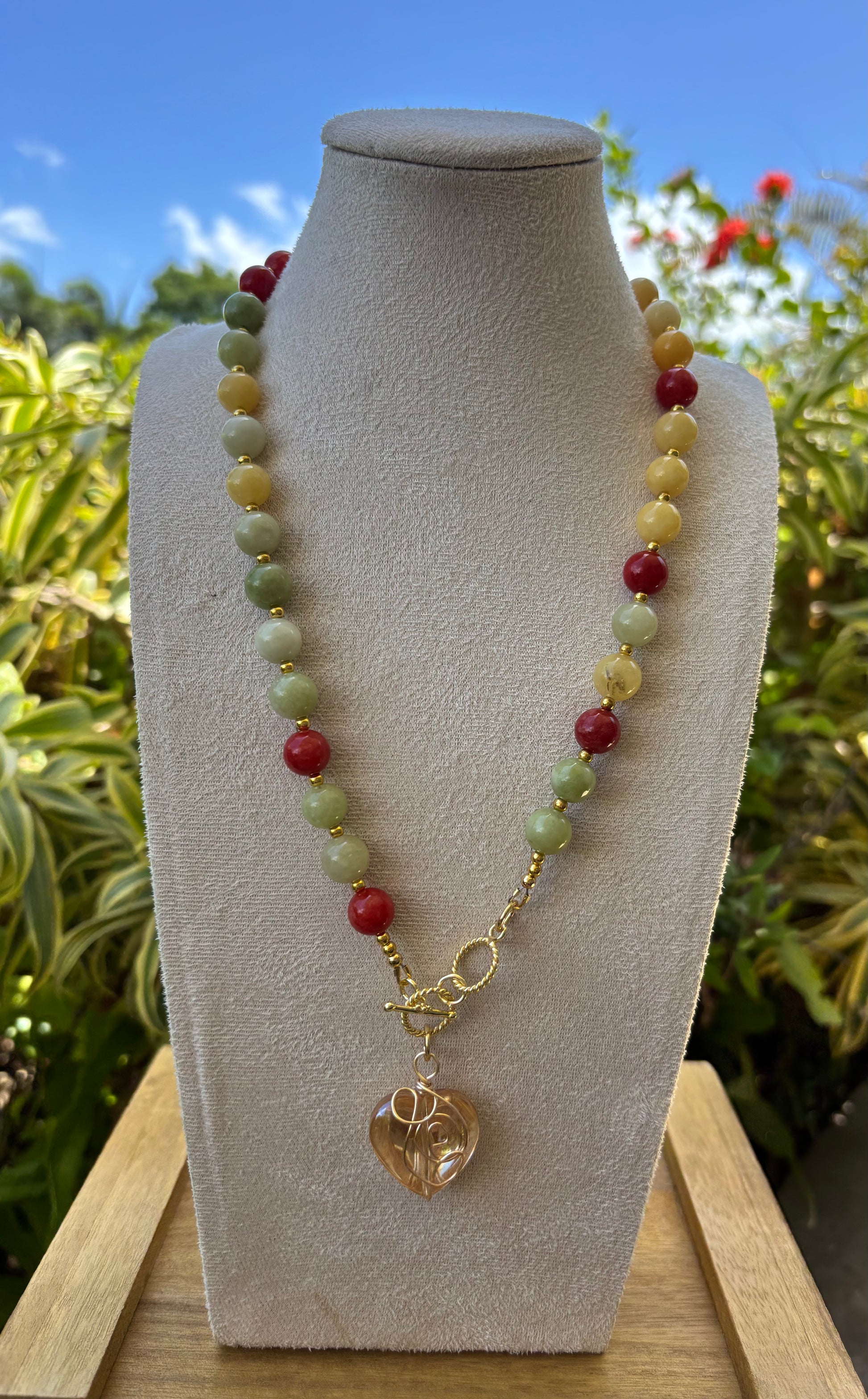 “Corazón de Jade” Necklace