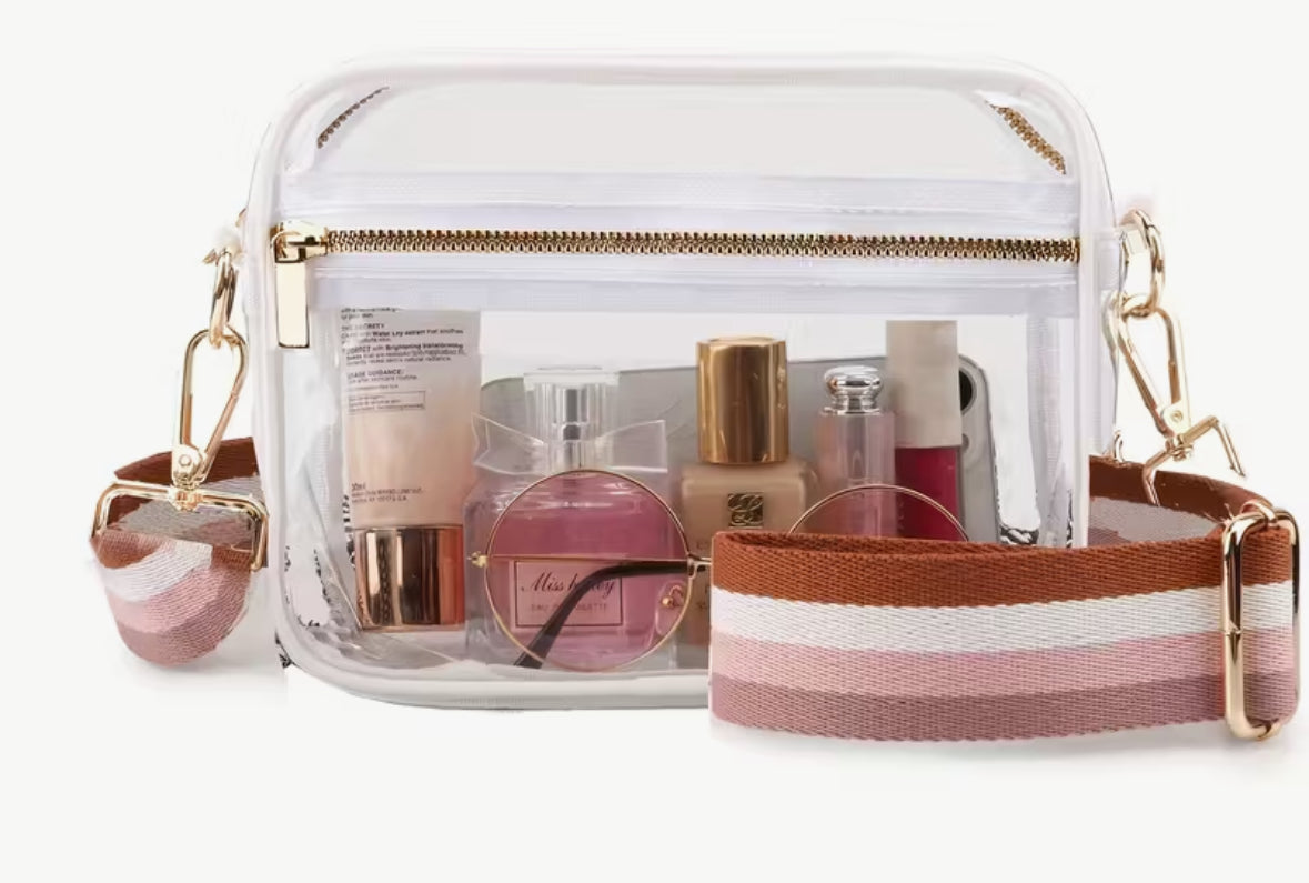 Transparent crossbody bag
