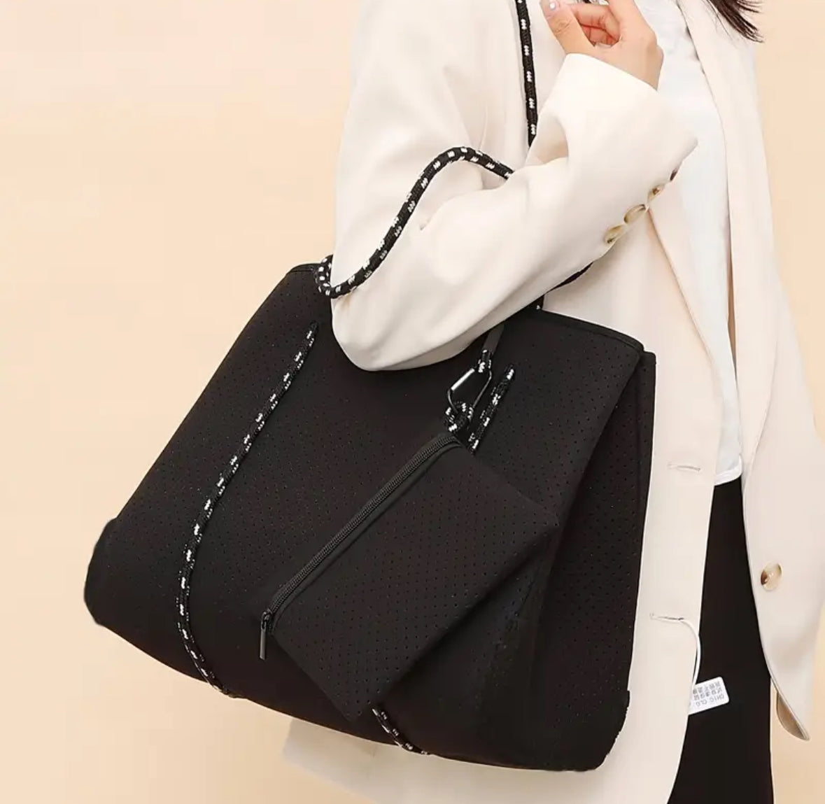 Neoprene Bag Set with and Makeup Bag