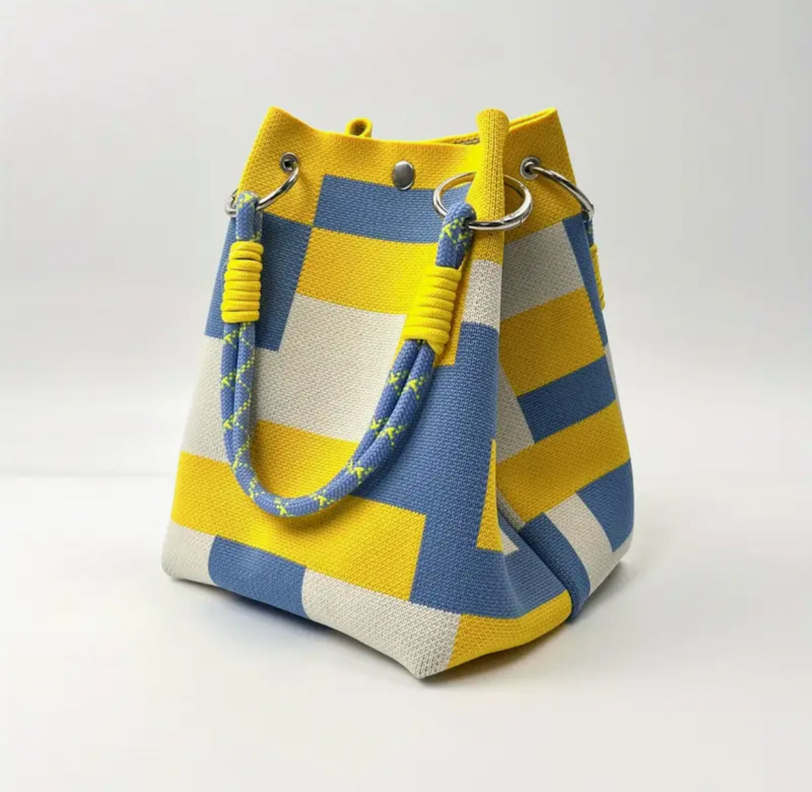 Multicolor Block Design Bag