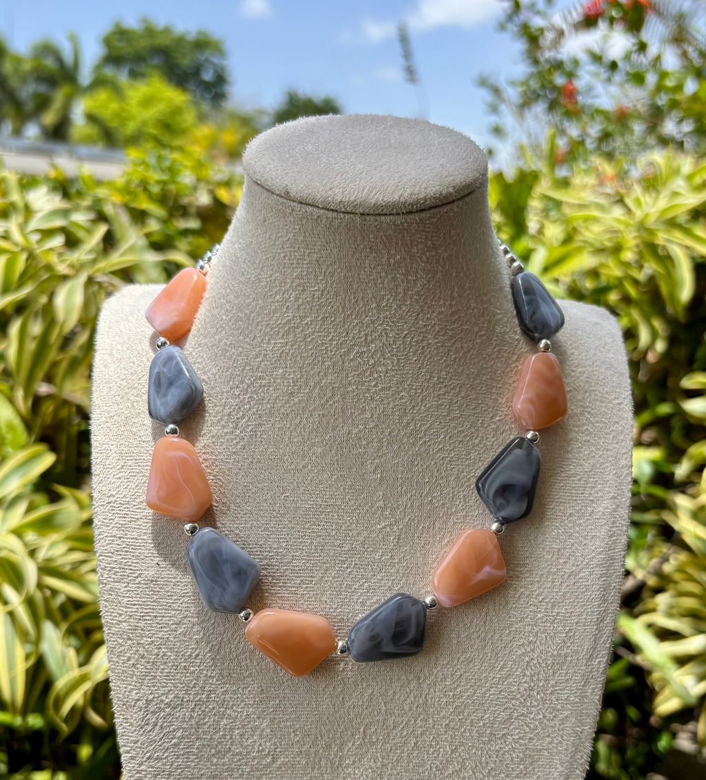 Chunky Pebbles Statement Necklace