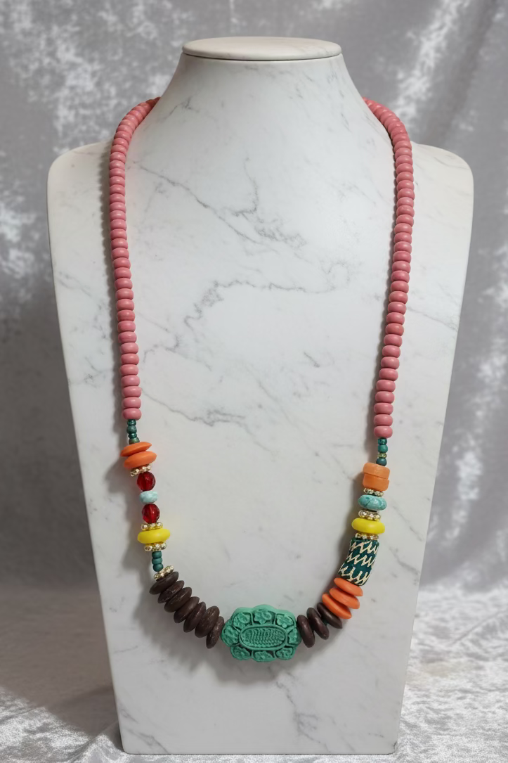 Cinnabar Focal Necklace
