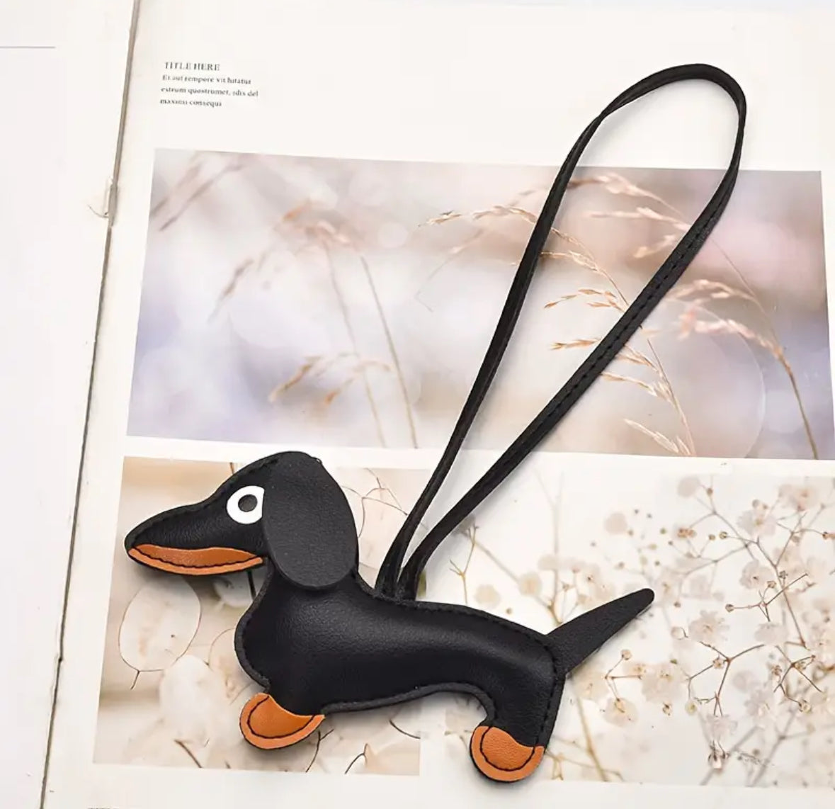 Dachshund Bag Charm