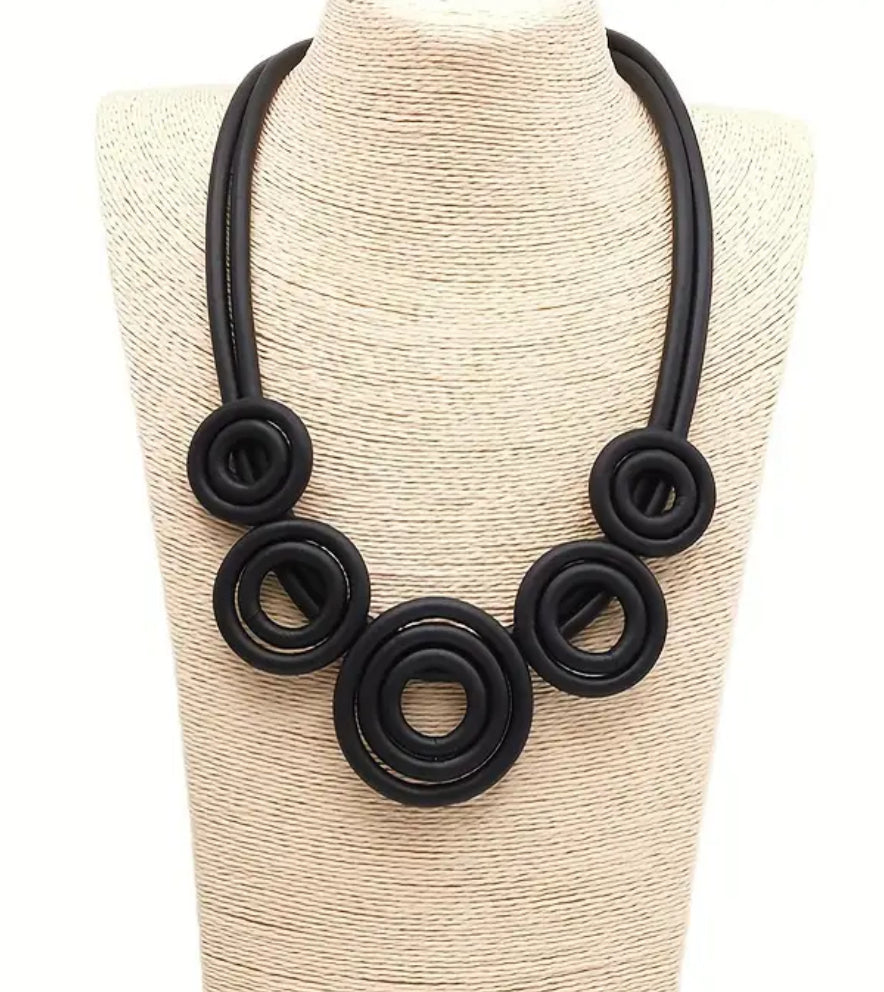 Boho Tribal Style Statement Necklace