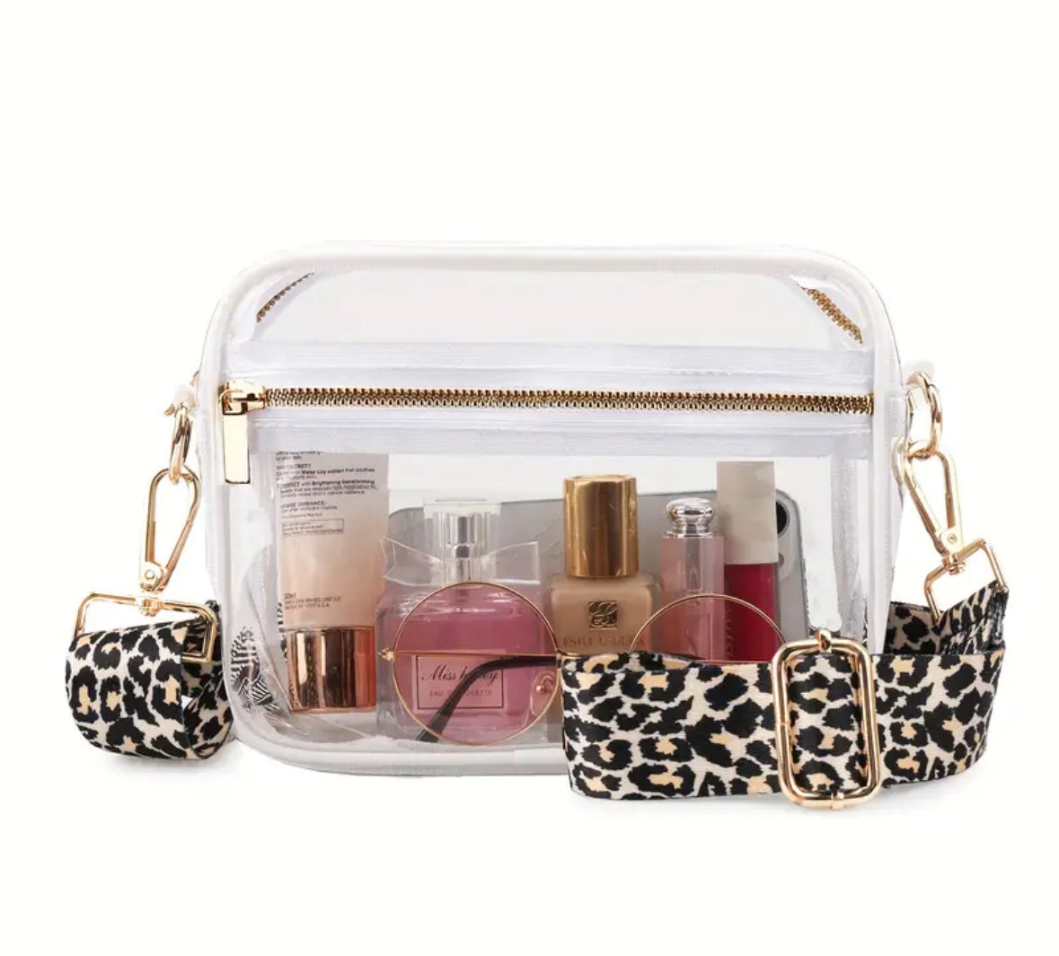Transparent crossbody bag