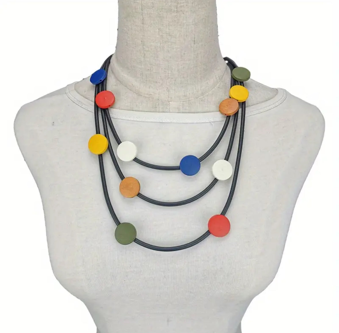 Multi-Layer Rubber Necklace