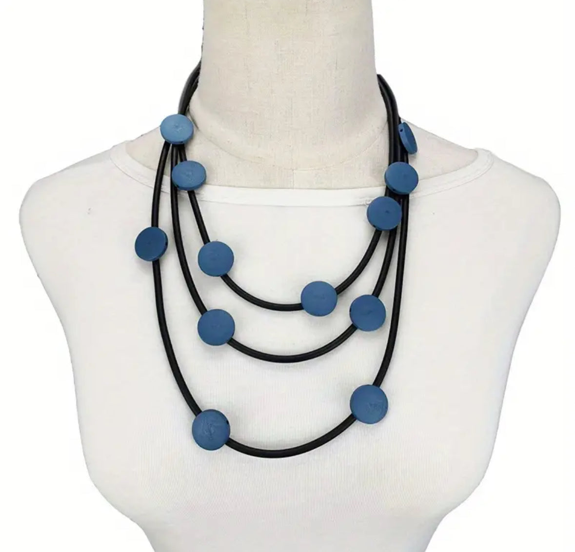 Multi-Layer Rubber Necklace