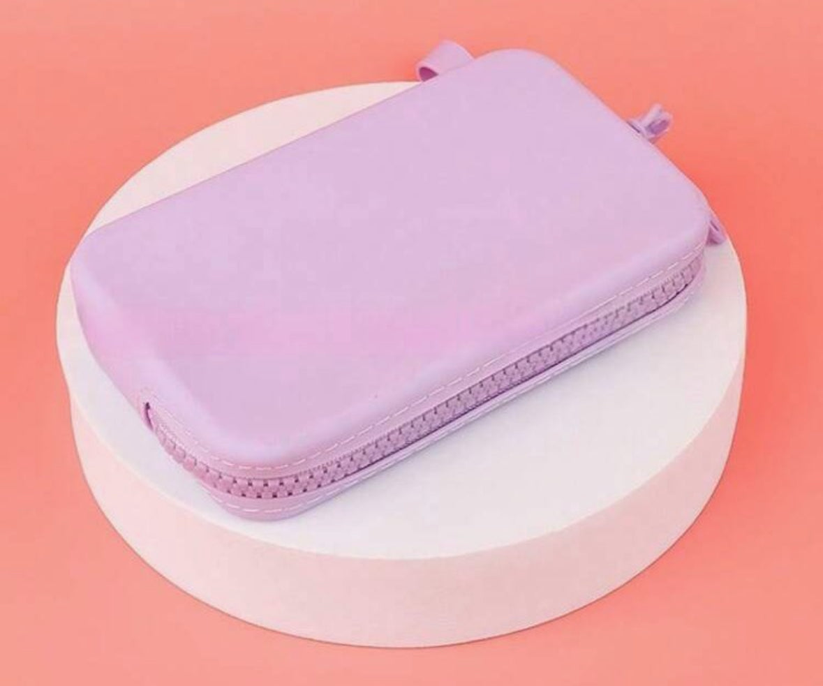 1Pc Large Capacity Silicone Cosmetic Bag