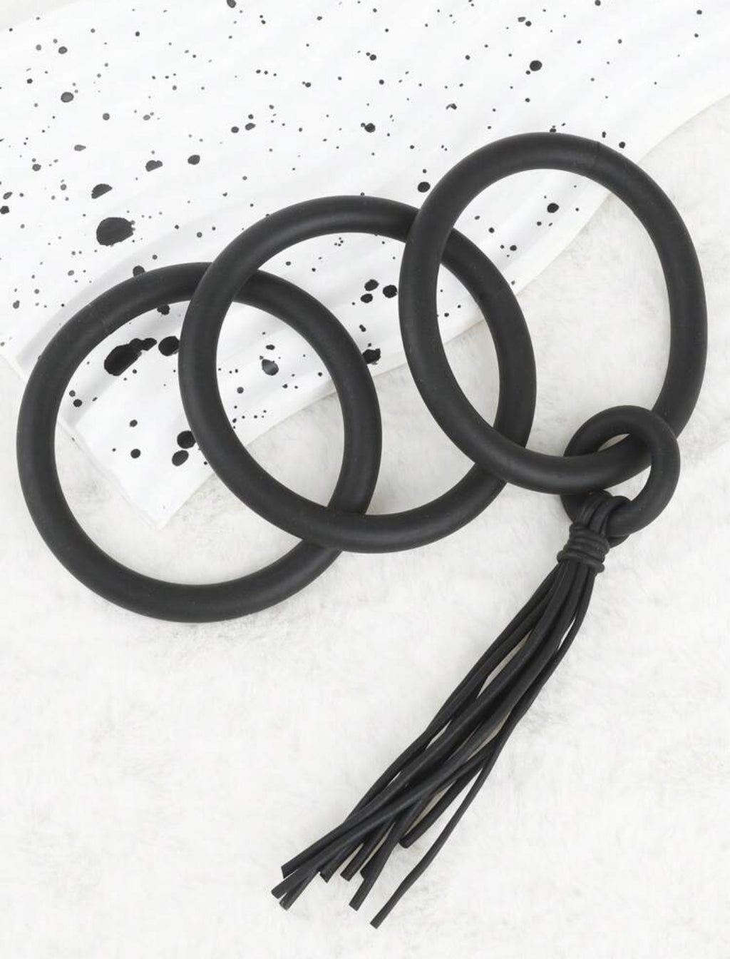 3pcs Minimalist Gothic Tassel Accessories Unique Hiphop Style Bracelets