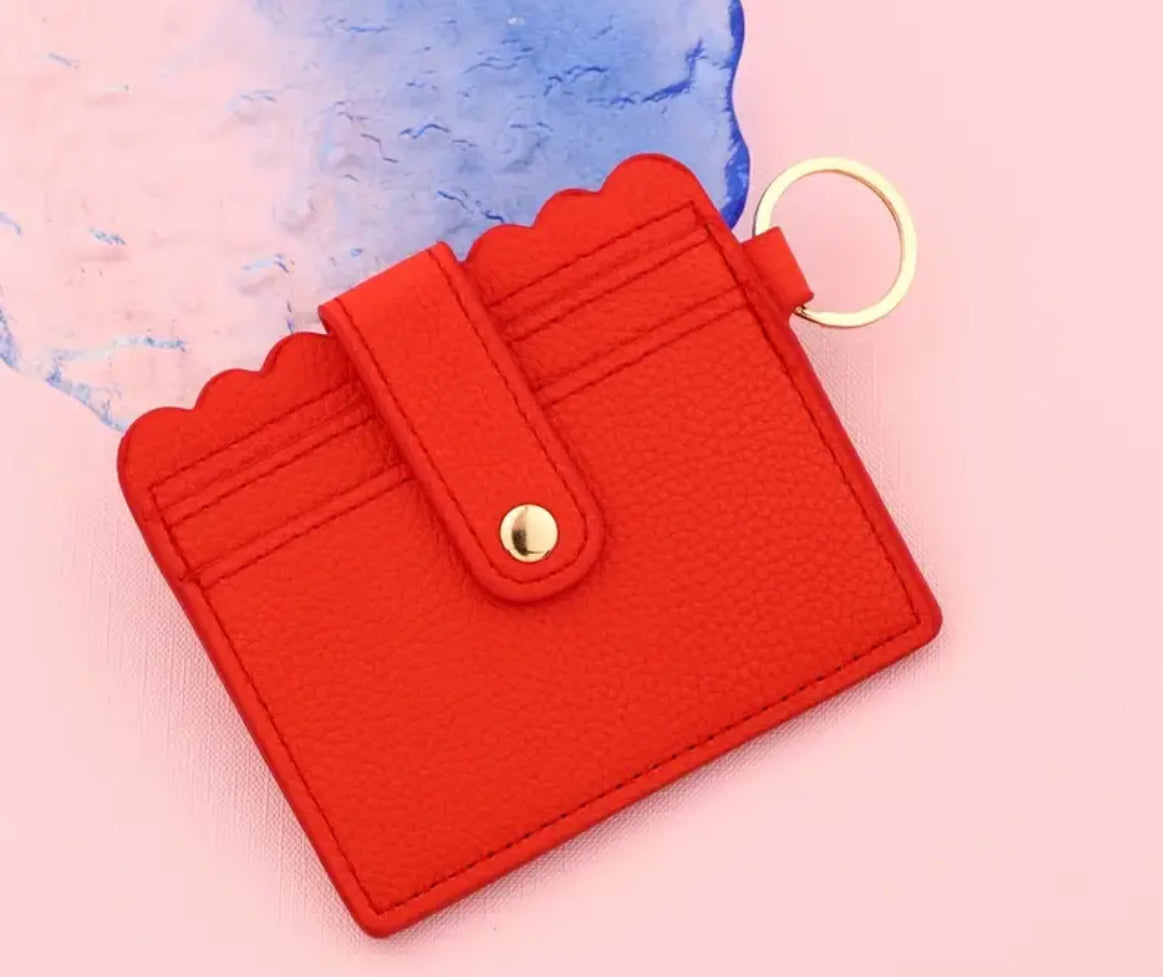 Faux Leather Card Wallet/Holder