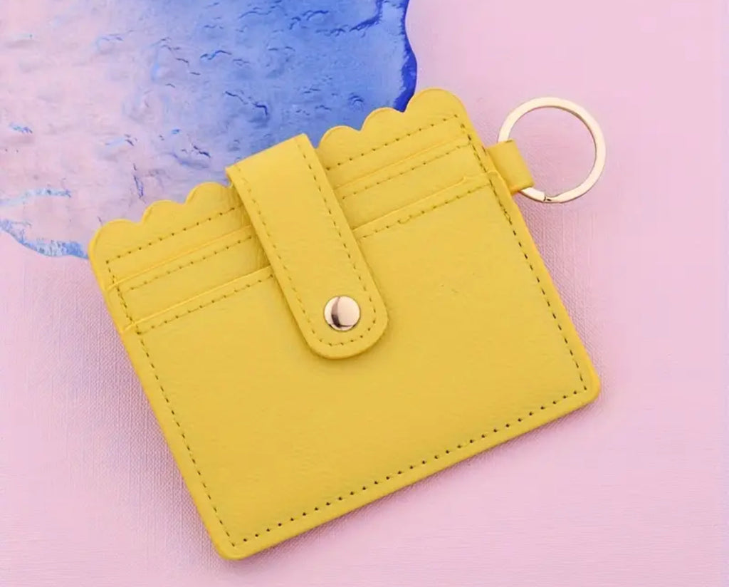 Faux Leather Card Wallet/Holder