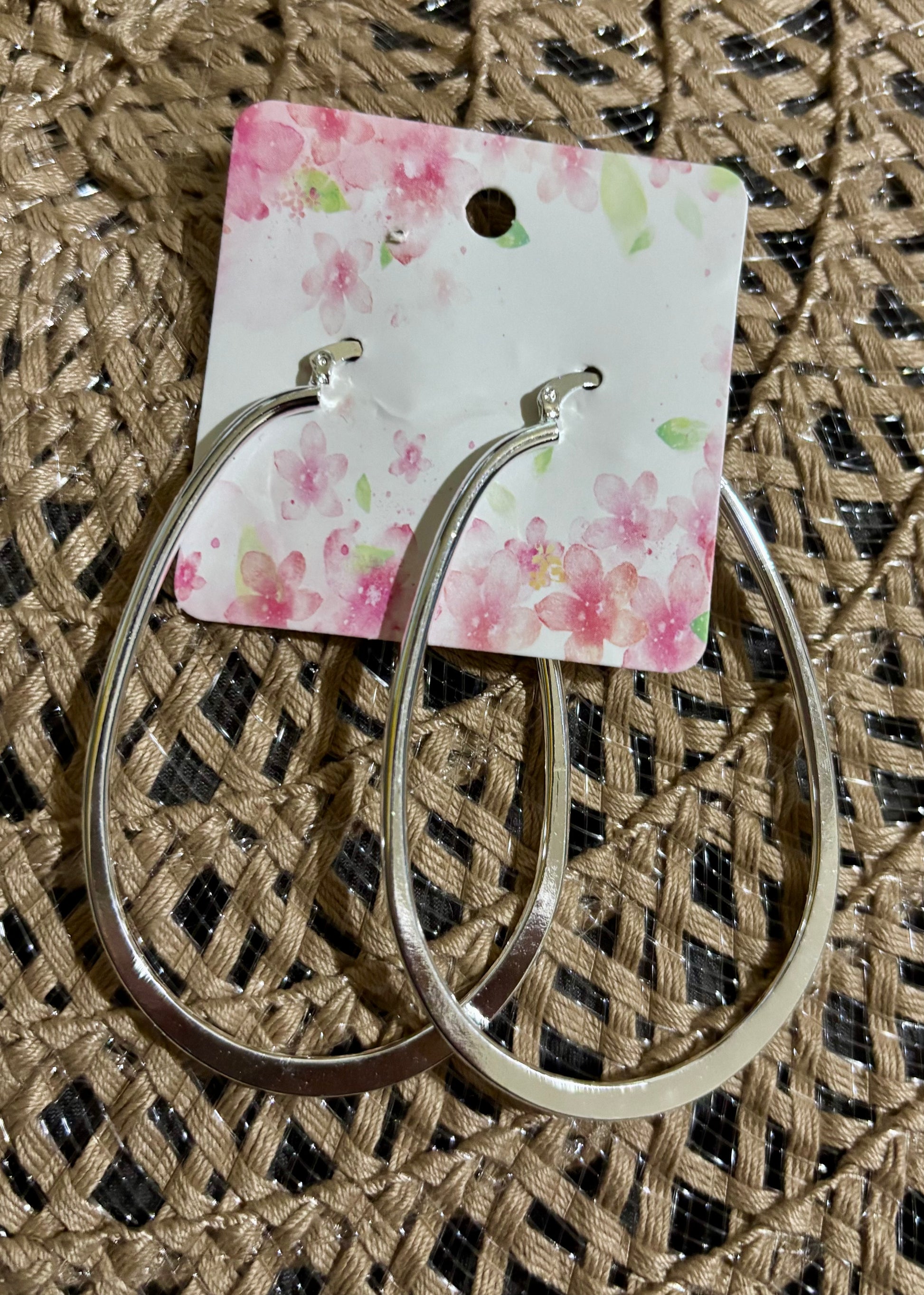 Silver Hoop Earrings