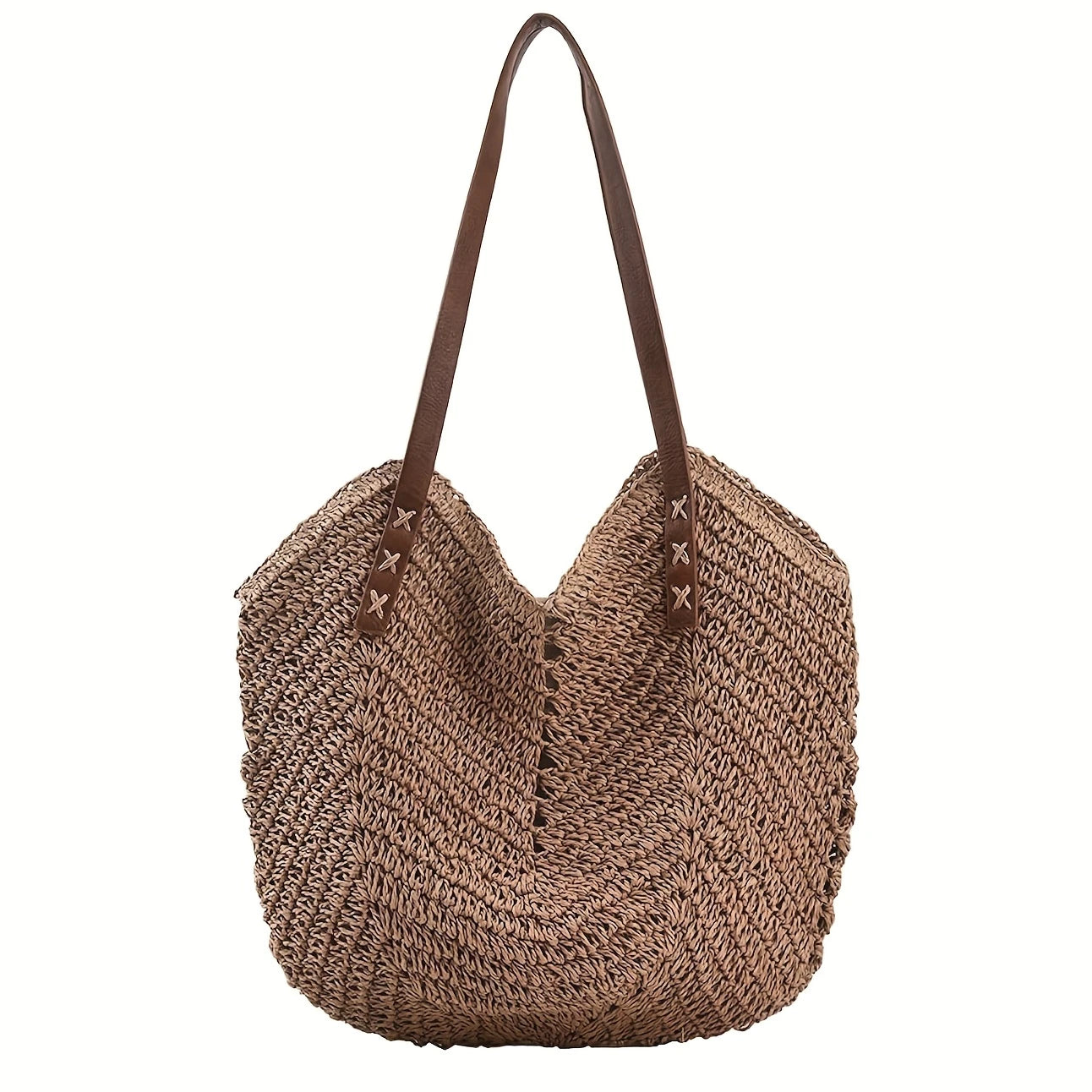 Crochet Hook, Top Handle Mesh Shoulder Bag