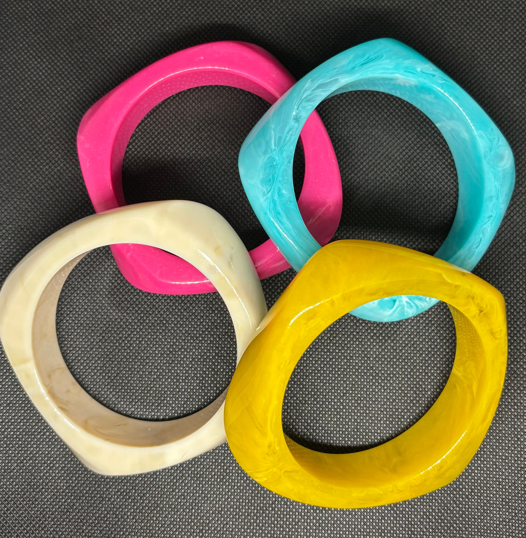 Resin Bangle Bracelet