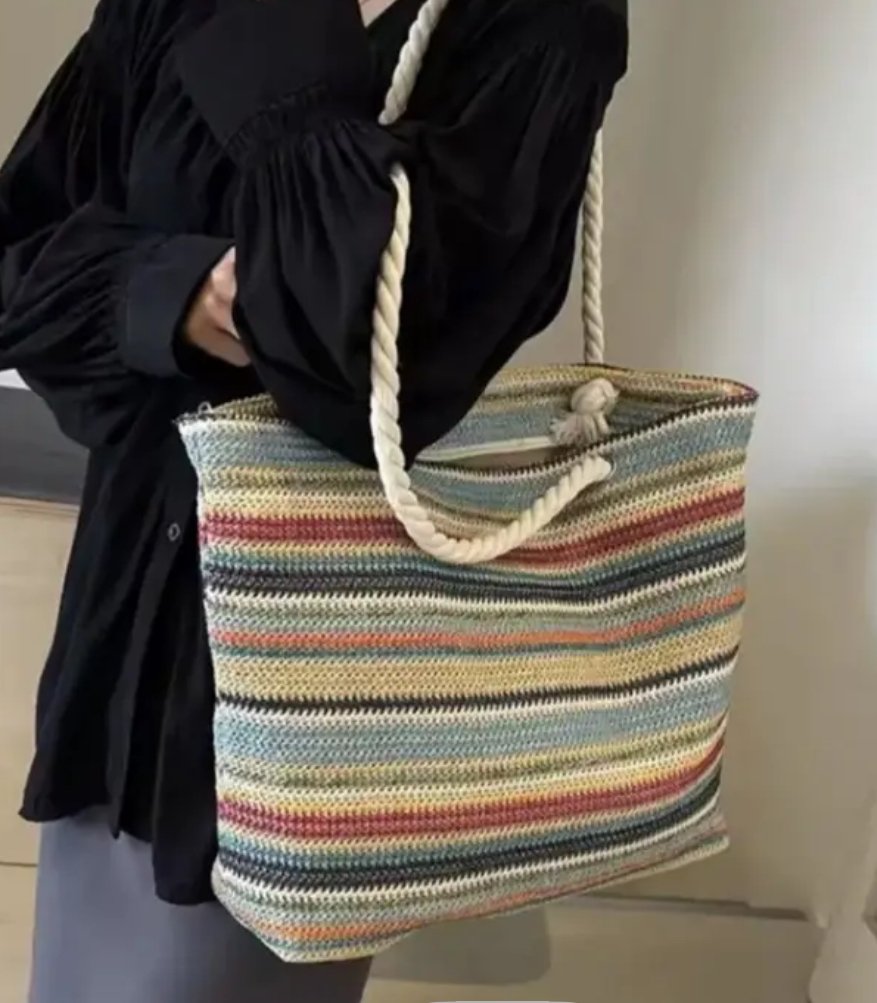 Rattan Straw Woven Bag